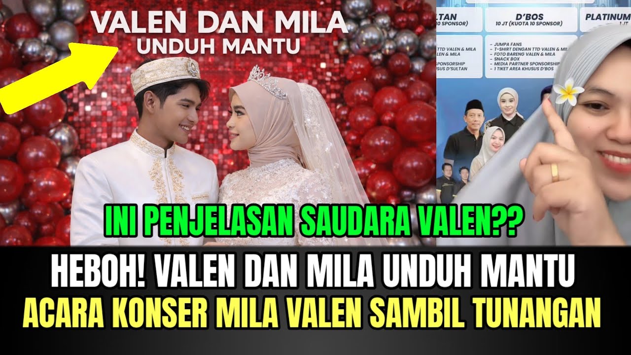 HEBOH! Valen dan Mila Unduh Mantu, Acara Konser Mila dan Valen Sambil Tunangan!