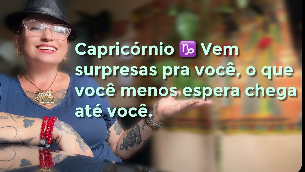 Capricórnio ♑️ Vem surpresas pra você, o que você menos espera chega até você.#tiragemdecartas