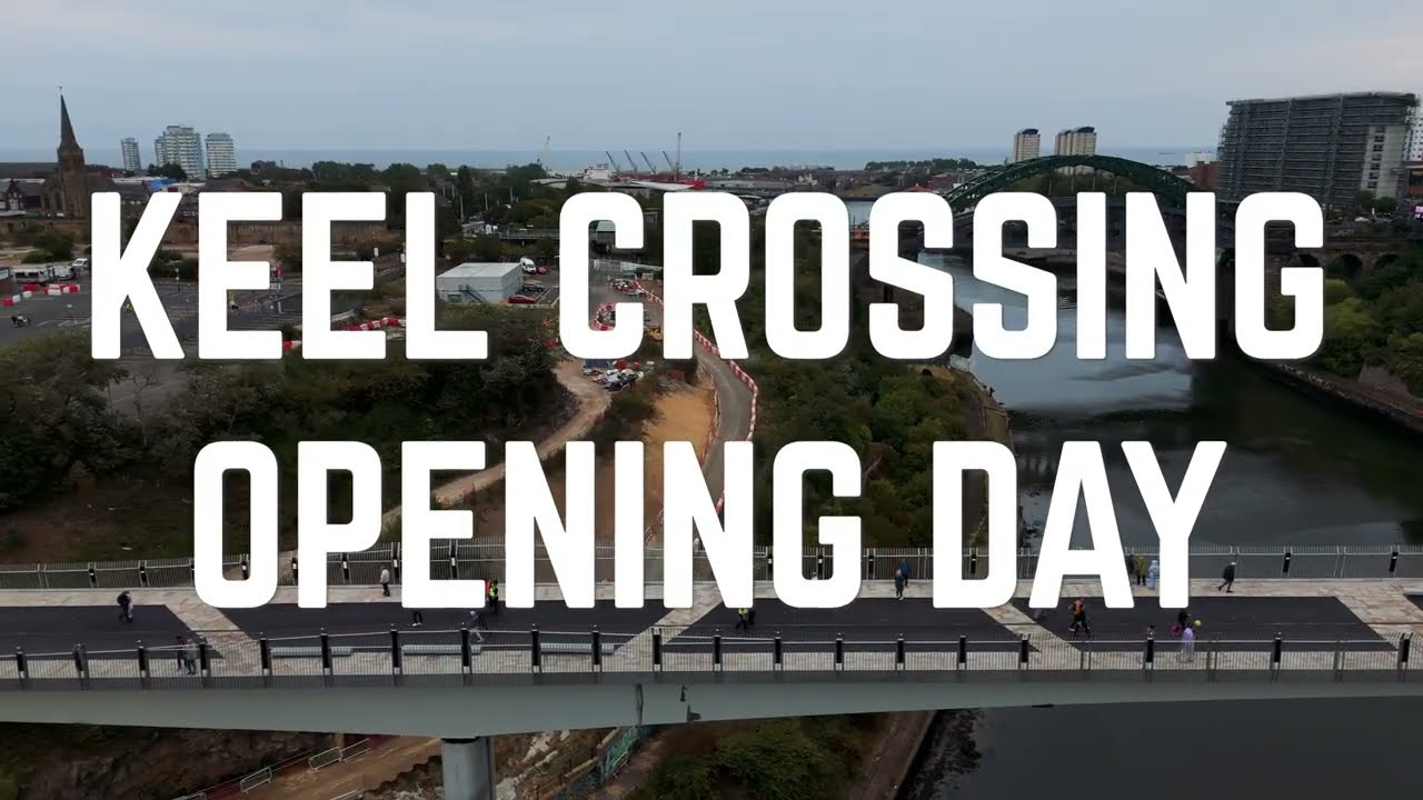 Drone flight around Keel Crossing on Opening Day