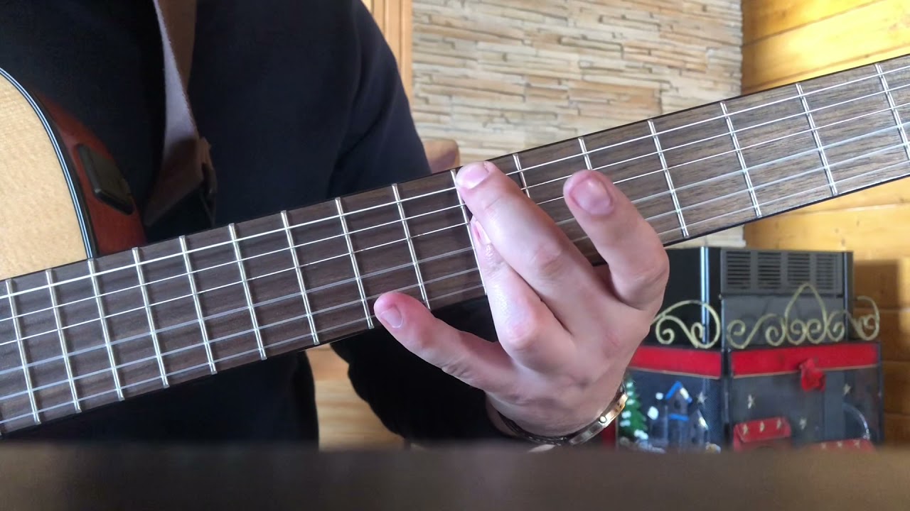Cantique 191 gamme de ré- do- mi changement de ton guitare tuto