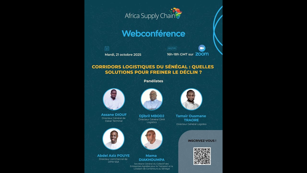 WEBCONFERENCE SUR LES CORRIDORS LOGISTIQUES DU SENEGAL