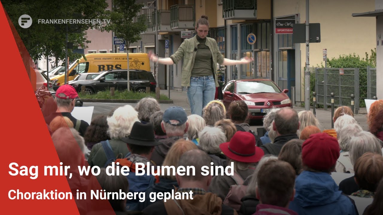 Sag mir, wo die Blumen sind: Choraktion auf der Straße der Menschenrechte in Nürnberg geplant