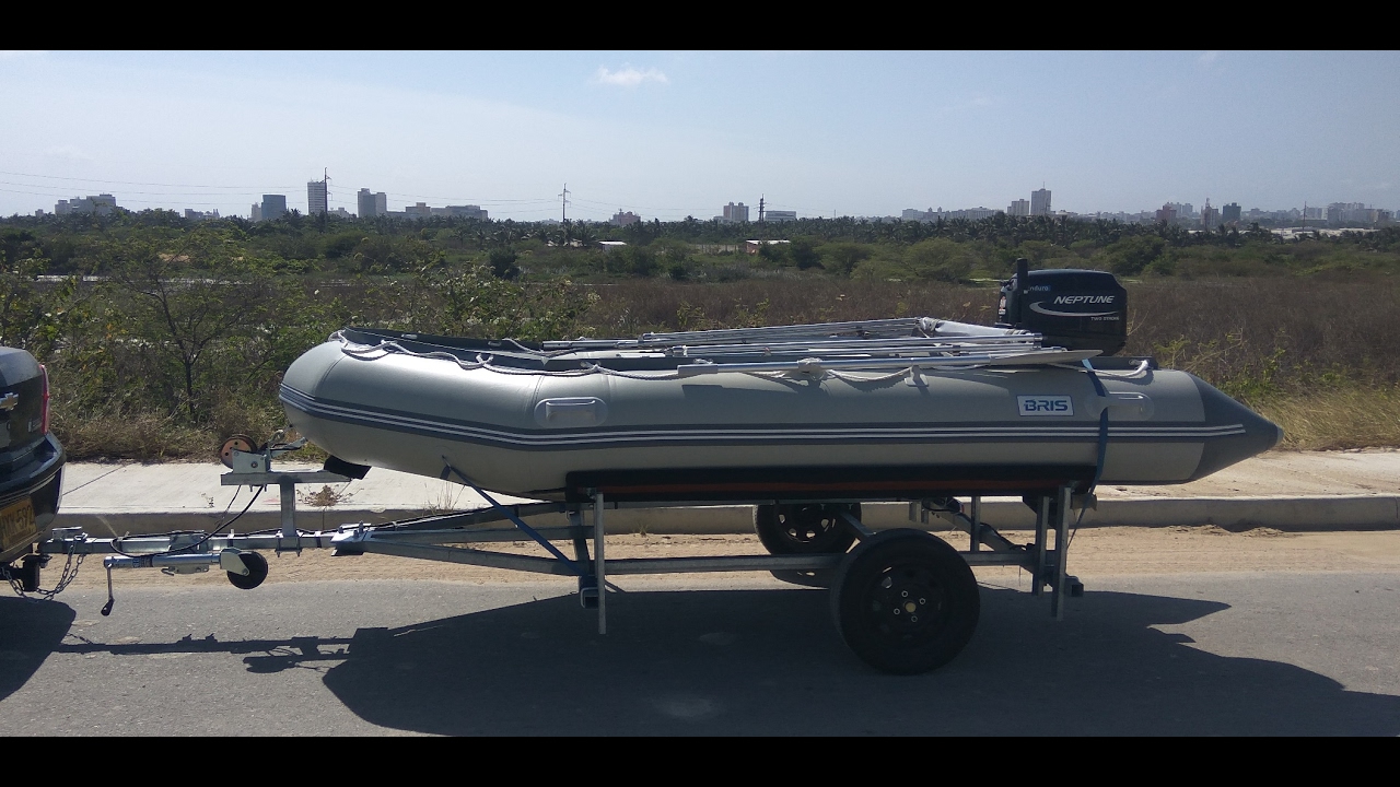 Trailer para bote Inflable 12.5 pies / Inflatable Boat Trailer 12.5 Feet