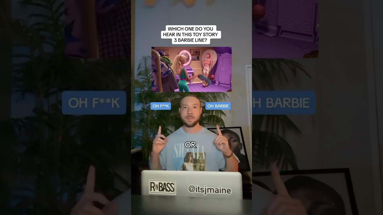 What Do You Hear In This Barbie Toy Story 3 Line? Oh Barbie or Oh F 