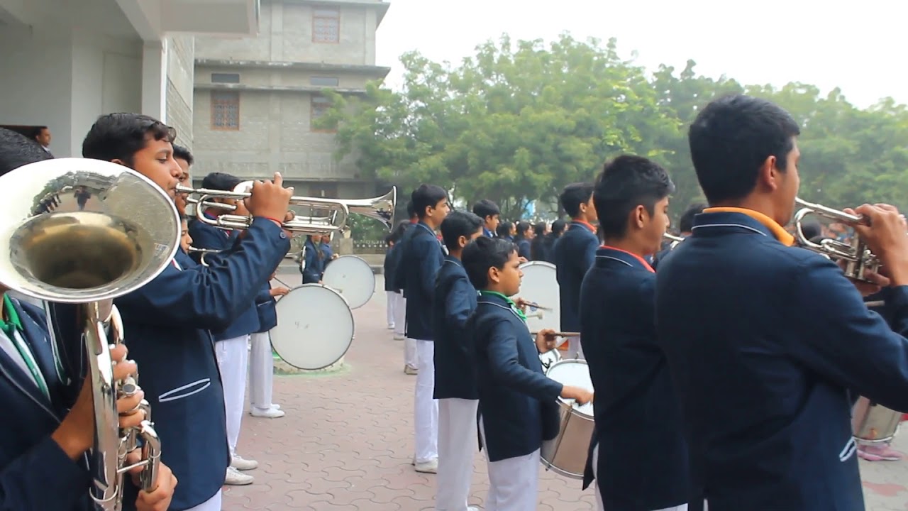 National Anthem by band group of St. Paul's School Rajsamand