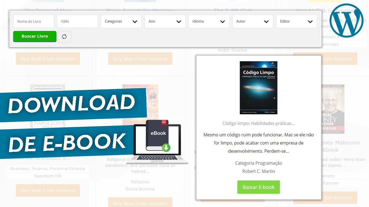 Criar Galeria de E-book para Download no WordPress | Plugin WordPress