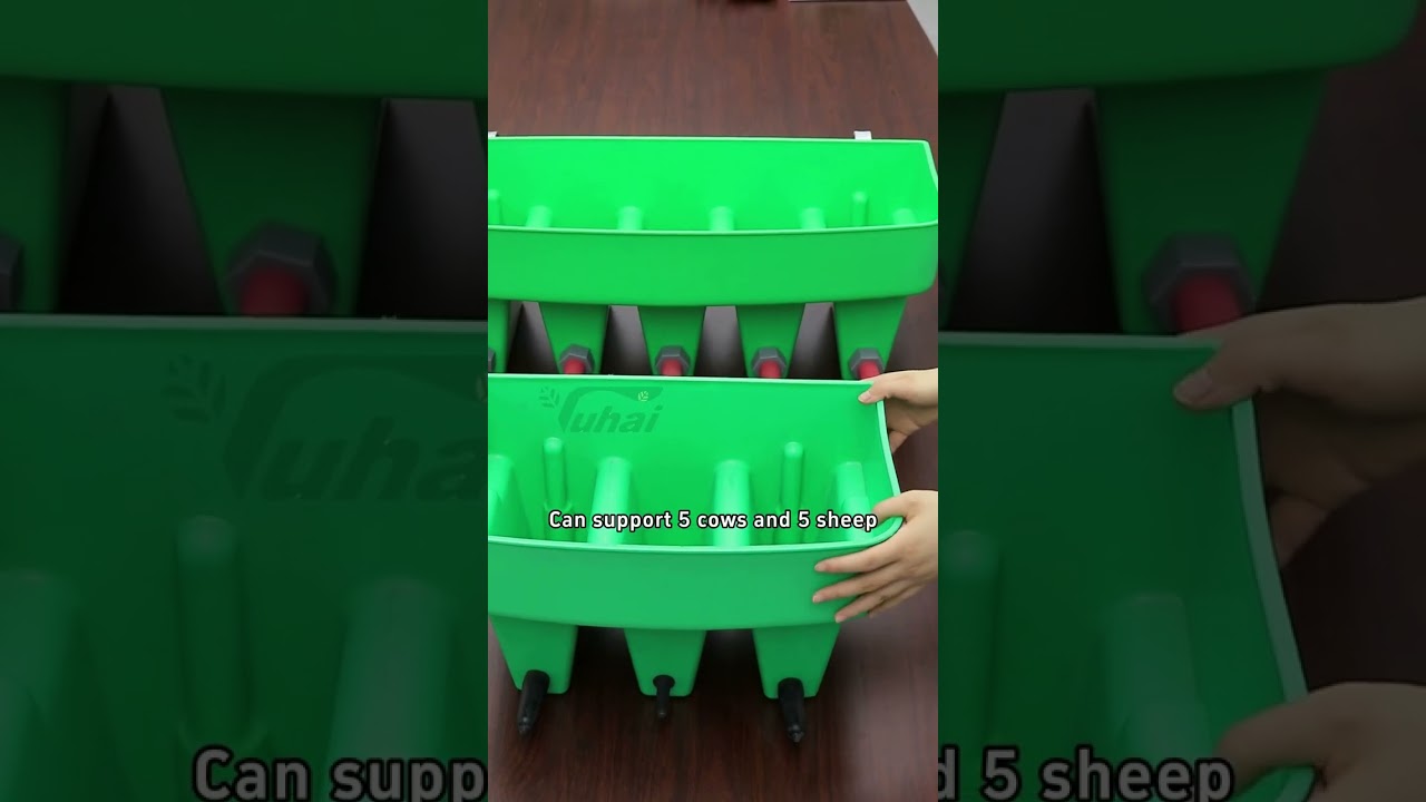 white calf feeding buckets with nipple 8l crash resistance animal feeding tools