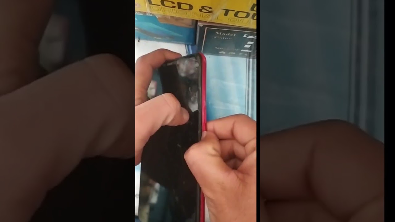 open oppo A3s back cover #oppo