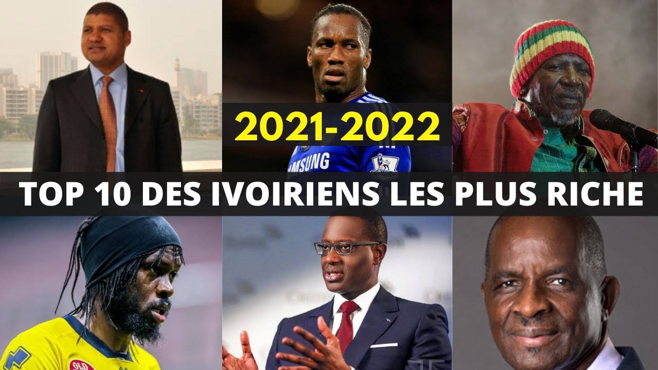 Le top 10 des hommes les plus riche de la côte d'Ivoire en 2021-2022