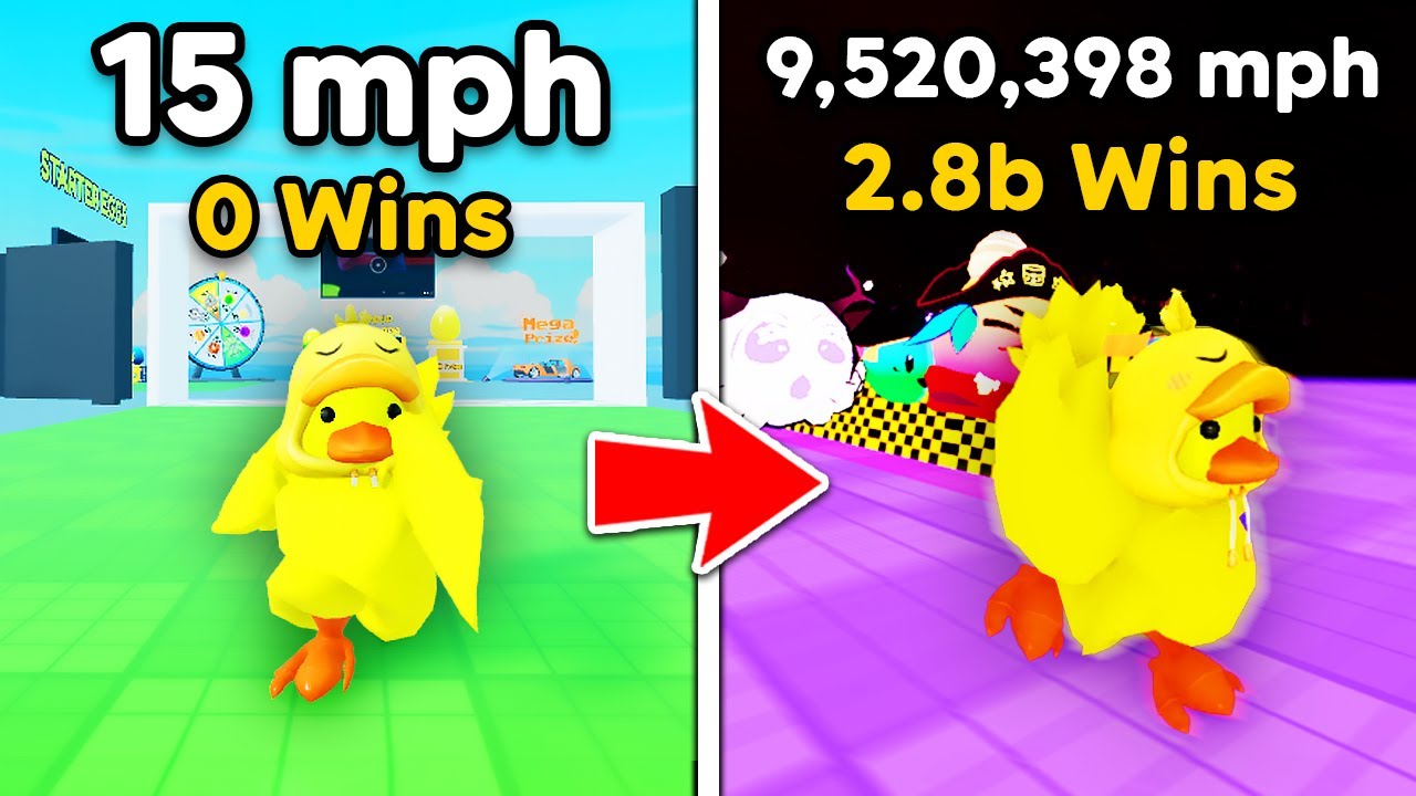 Я прошёл путь от нуба до профессионала в Race Clicker (Roblox)