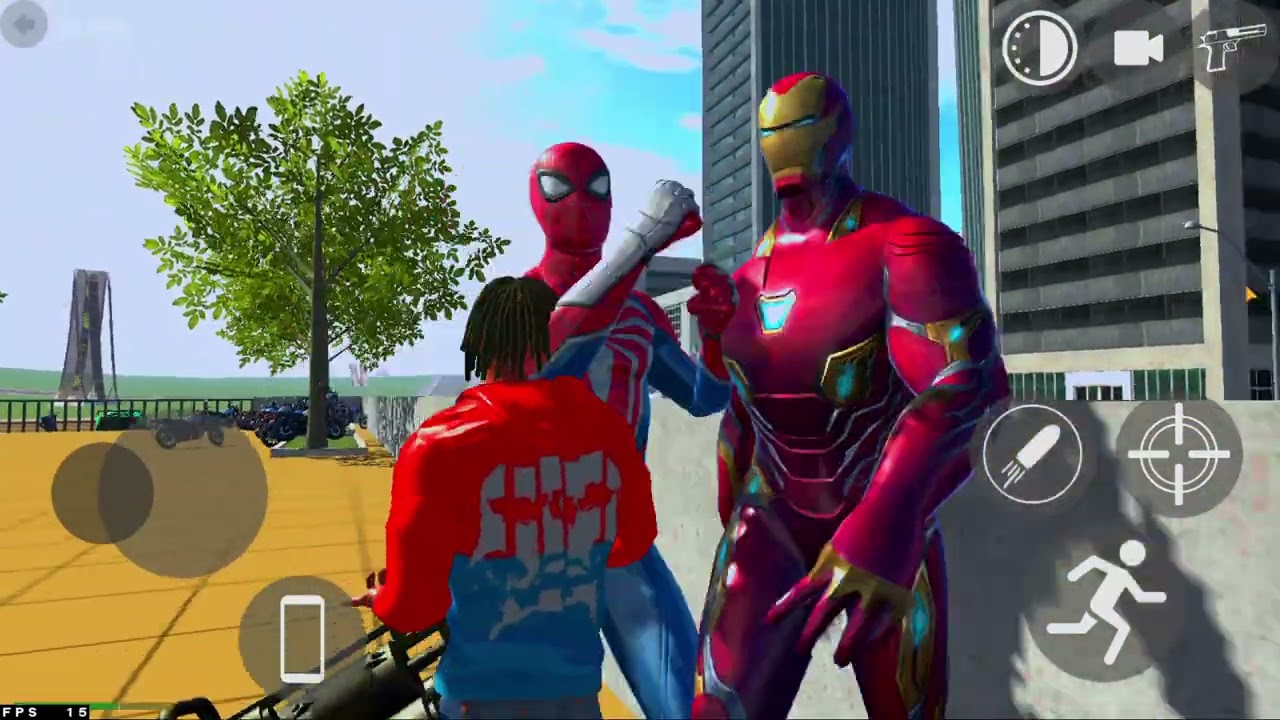 😱FRANKLIN VS SPIDER-MAN, IRON MAN | INDIAN BIKE RIDER 3D GAME 🔥