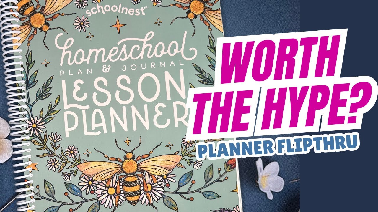 NEW SCHOOLNEST PLANNER FLIPTHRU || SECULAR HOMESCHOOL PLANNER