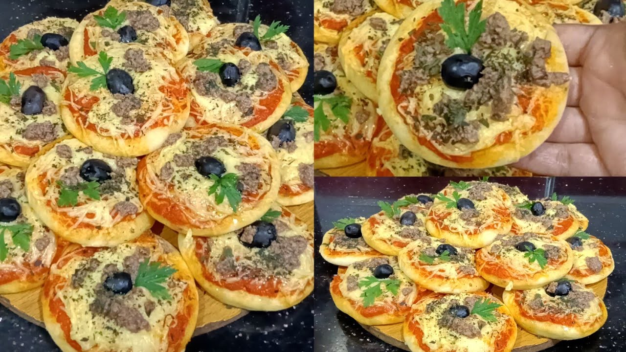 ميني بيتزا 🍕 للمناسبات والتخرج بنينة وسهلة و راقية وسهلة التحضير