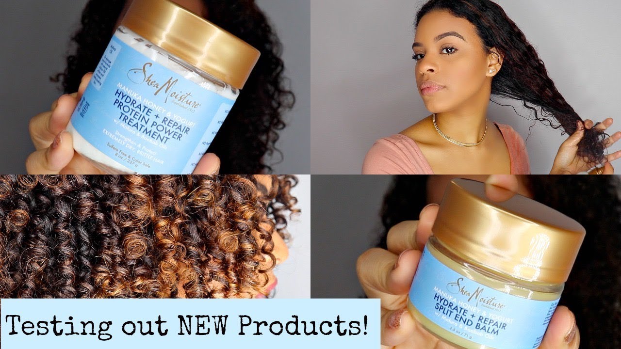 ChellisCurls | NEW Manuka Honey & Yogurt Collection Review & Demo!