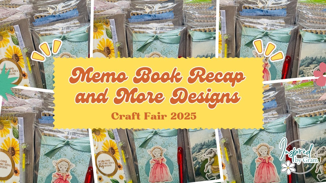 Обзор книги памяток после Craft Fair 2025 и другие дизайны