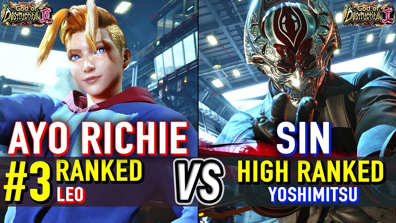 T8 🔥 AYO RICHIE (#3 Ranked Leo) vs SIN (Yoshimitsu) 🔥 Tekken 8 High Level Gameplay