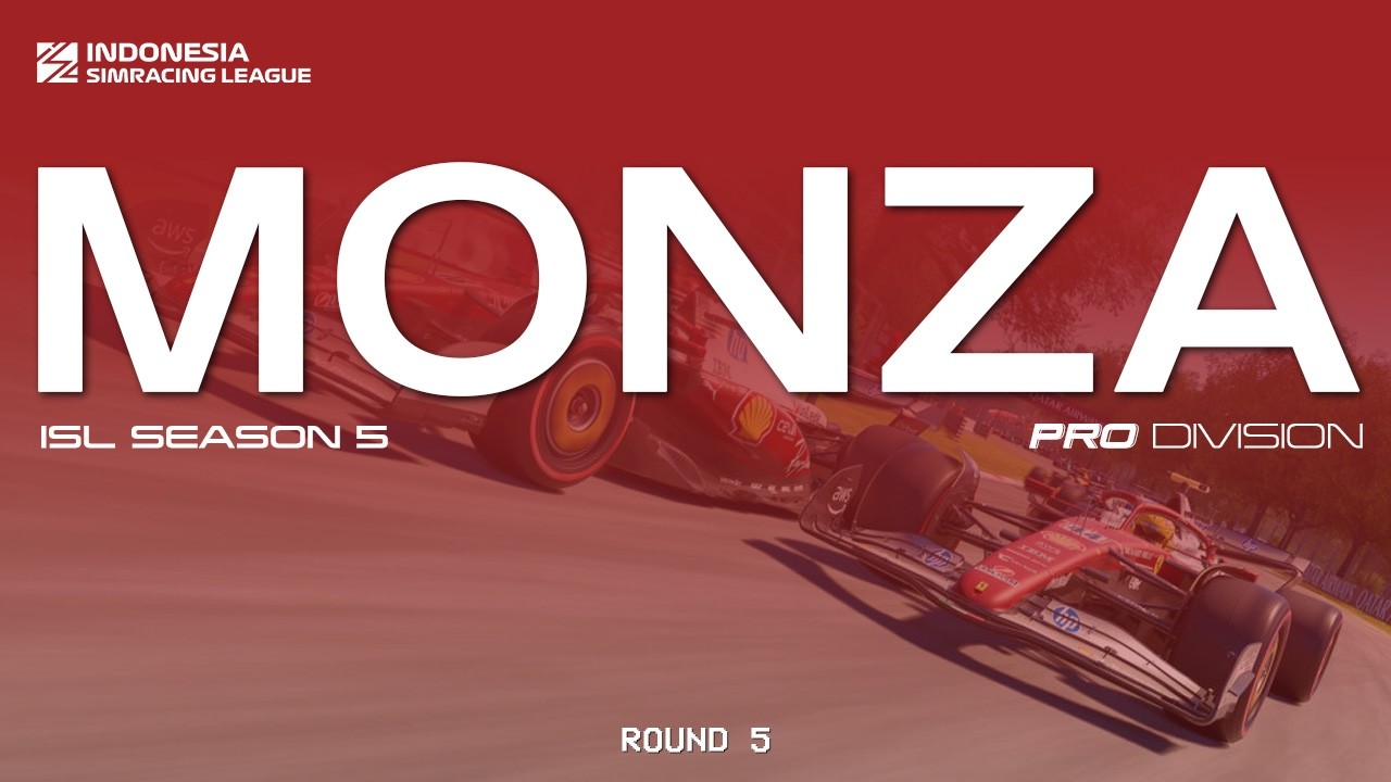 INDONESIA SIMRACING LEAGUE SEASON 5 - PRO DIVISION ROUND 5 | ITALIAN GP | F1 25 GAME