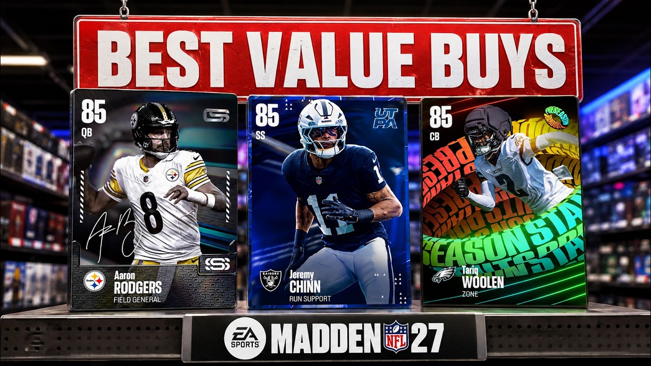 ЛУЧШИЕ по соотношению цена-качество карты для покупки ПРЯМО СЕЙЧАС в Madden 27!