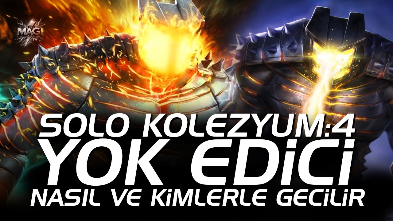 🔴 SOLO KOLEZYUM 4 - YOK EDİCİ  NASIL VE KİMLERLE GEÇİLİR MCOC