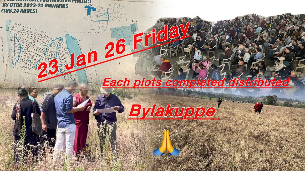 Final Plots distribution to each on the spot#Hard works by staffs#all r happy with own allotted plot