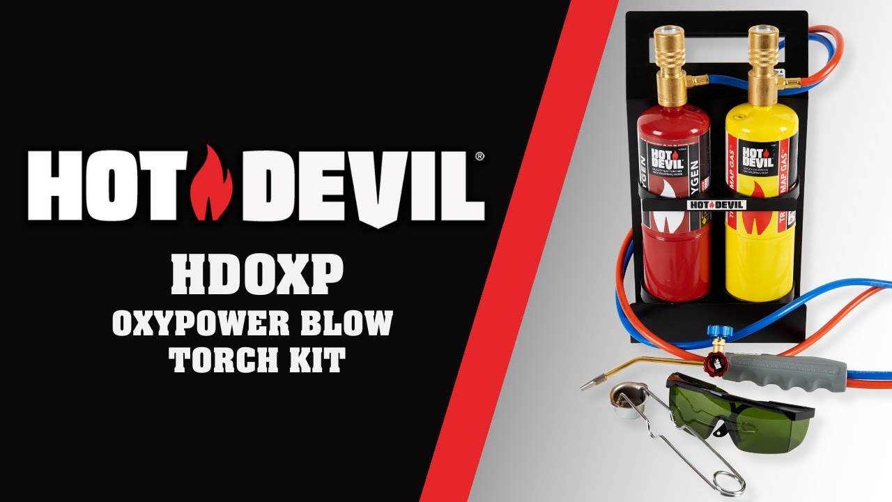 HOT DEVIL HDOXP - Oxypower Blow Torch Kit