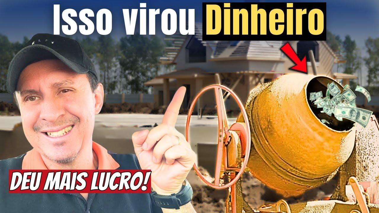 COMPREI uma Betoneira! Quanto PAGUEI? E o LUCRO que Tive!