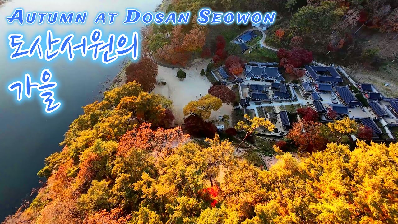 도산서원의 가을 드론영상 Autumn at Dosan Seowon drone video