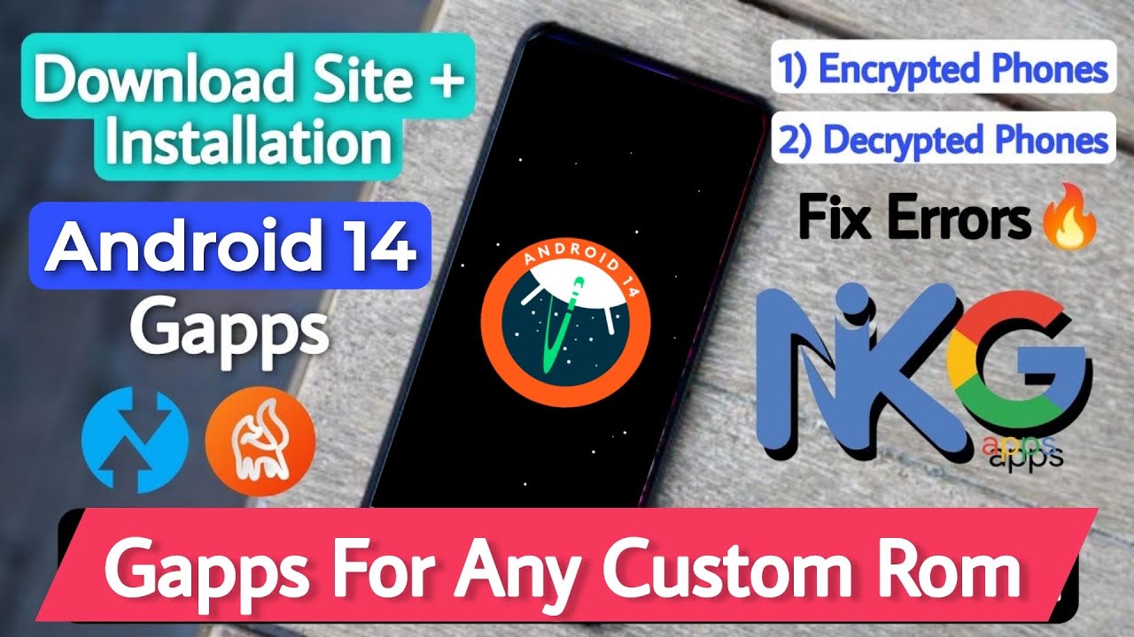 Как установить Gapps на любую кастомную прошивку | Gapps для кастомной прошивки Android 14