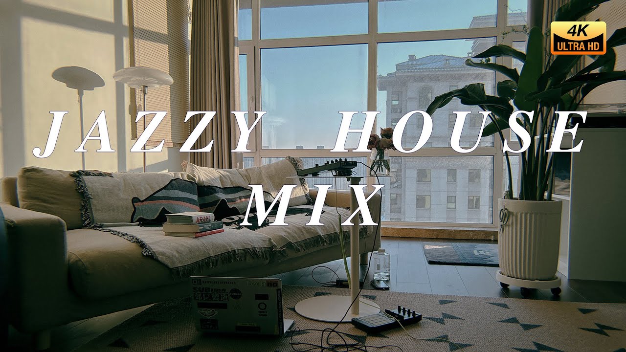 JAZZY HOUSE MIX 丨Chilling in Cozy House Room With Sunshine and Books丨20231218丨LANG DJ SET