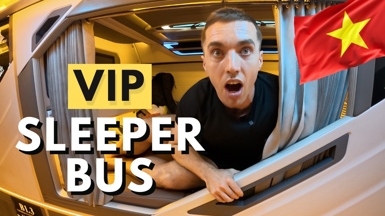 We Tried Vietnam’s Famous VIP Overnight Bus… And This Happened! 🇻🇳 Hanoi To Da Nang