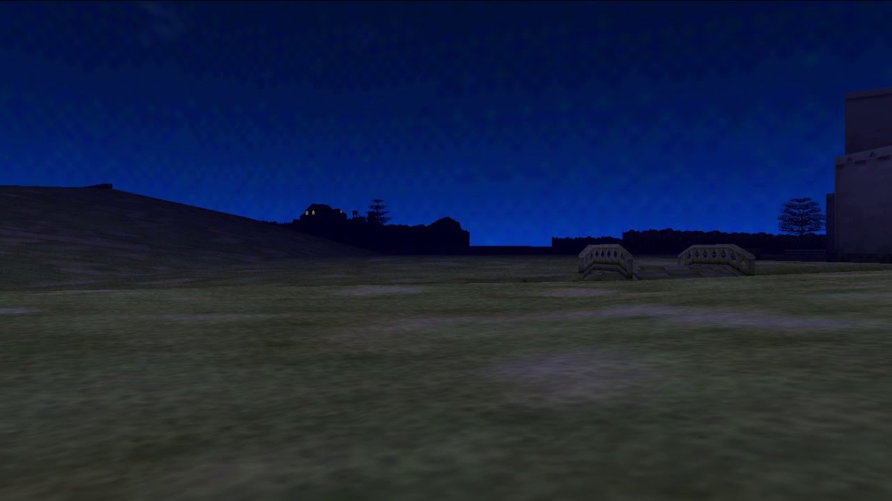 Ocarina Of Time Ambiance - Hyrule Field (Night) - 10 Hours [old version]