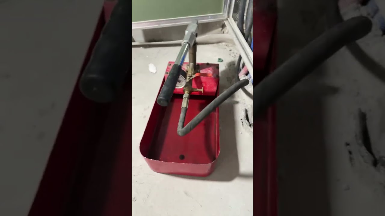 Опресовка отопления прямом эфире!