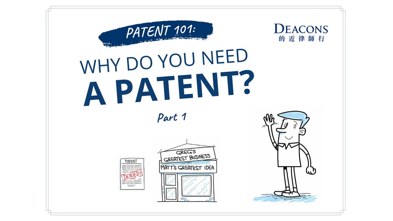 Patent law 101: Why do you need a patent?