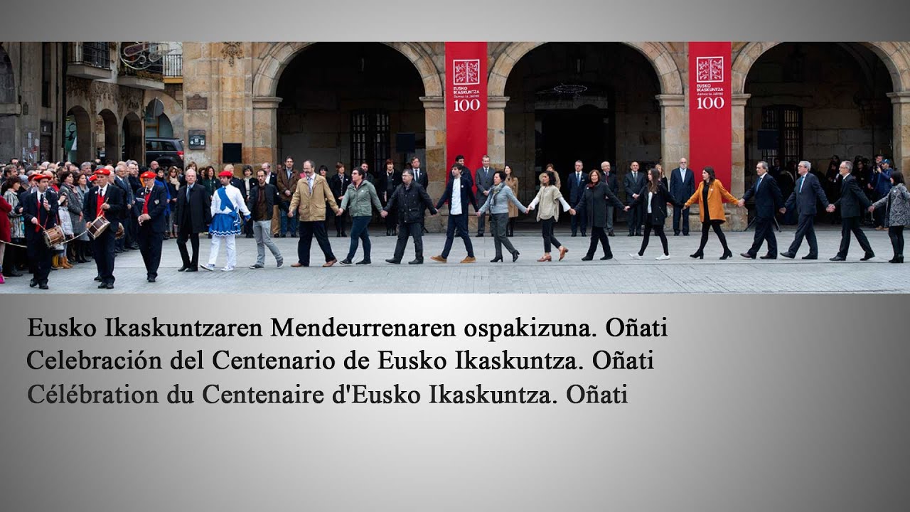 Eusko Ikaskuntzaren Mendeurrenaren ospakizuna