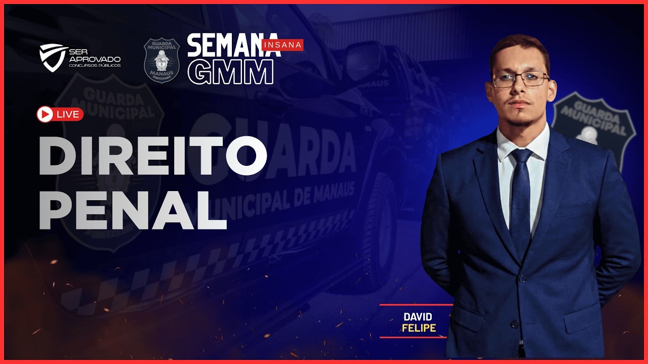 SEMANA INSANA GMM 2026 | DIREITO PENAL COM DAVID FELIPE: O QUE MAIS CAI NA PROVA