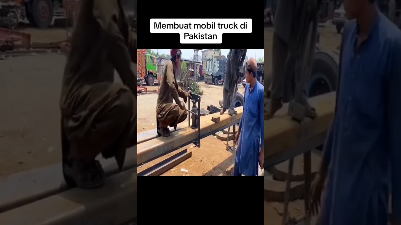 beginilah proses awal pembuatan mobil di pakistan