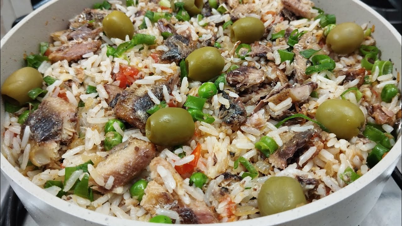 COMO FAZER UM DELICIOSO ARROZ COM SARDINHA/COM APENAS 2 PANELAS VC PREPARA ESSA DELÍCIA 😋