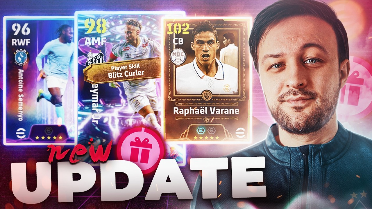Neymar secret skills, UCL Varane, hidden gems in eFootball