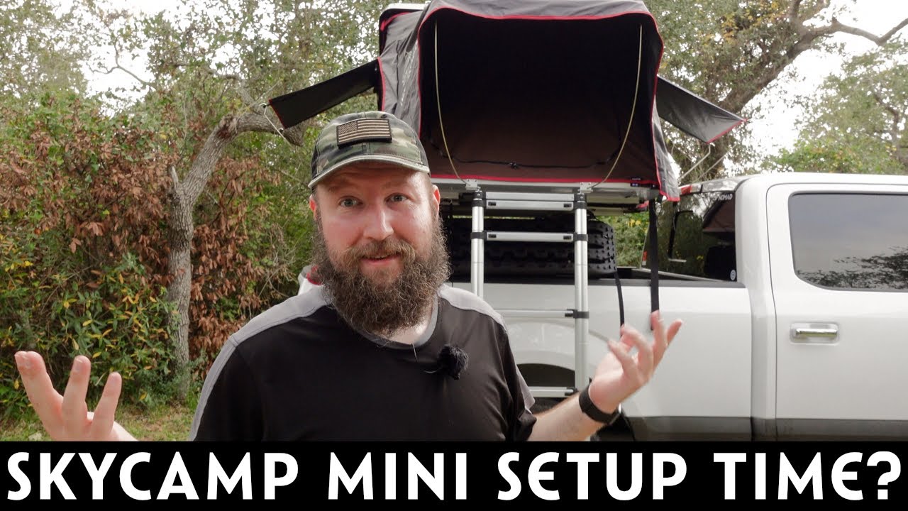 iKamper Skycamp Mini Setup Time?  How Long Does it take to Set Up? (In Real Time) - Vagabond Vlog #4
