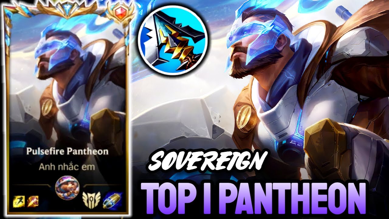 WILD RIFT PANTHEON - TOP 1 PANTHEON GAMEPLAY - SOVEREIGN RANKED