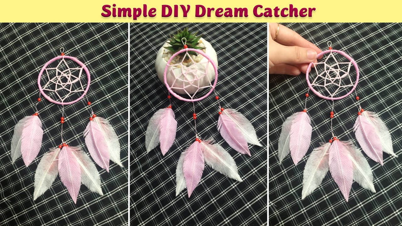 Cách làm Dream catcher bằng khẩu trang | DIY Dream catcher