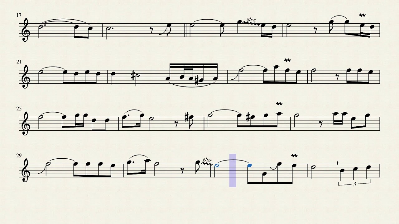 My Way - Frank Sinatra - Sax Alto - Partitura/Score