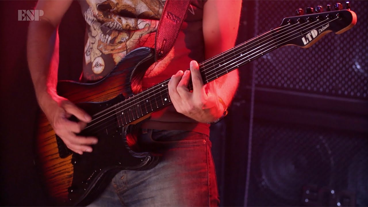 ESP Guitars: LTD Deluxe SN-1000HT Fire Blast Demo by Ryan Hansen