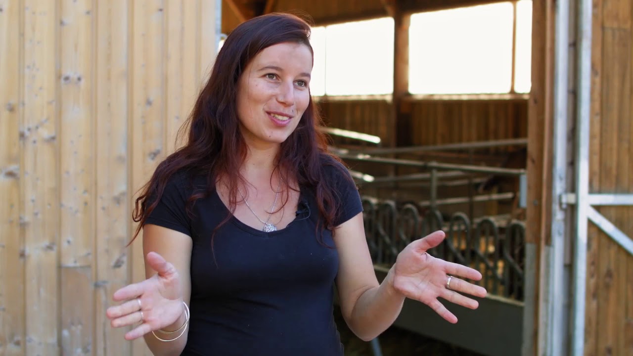 Portrait de Morgane Ball - Chèvrerie du Windstein, éleveuse au Jaegerthal (67)