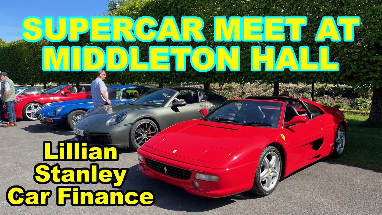 Supercar Meet by Lillian Stanley at Middleton Hall - McLarens, Ferrari, Lamborghini, Porsche & more