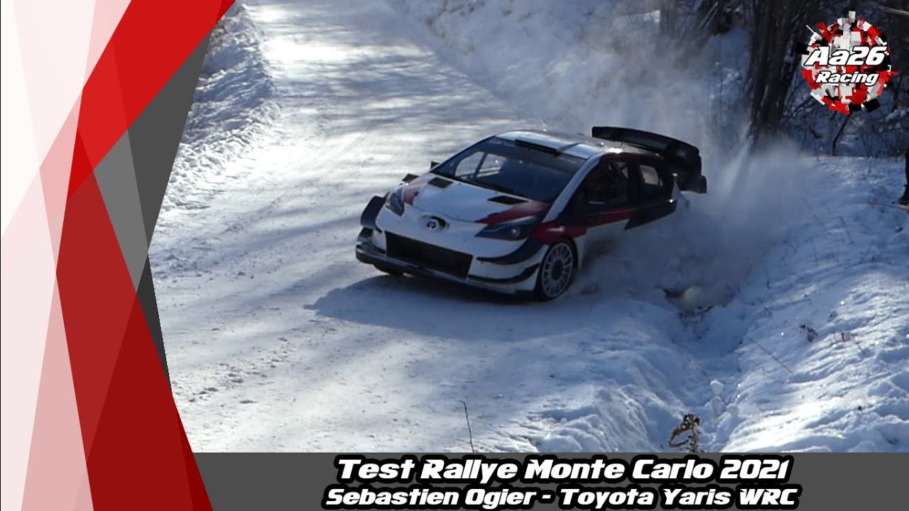 Test Rallye Monte Carlo 2021 - Sébastien Ogier - Toyota Yaris WRC - Aa26 Racing