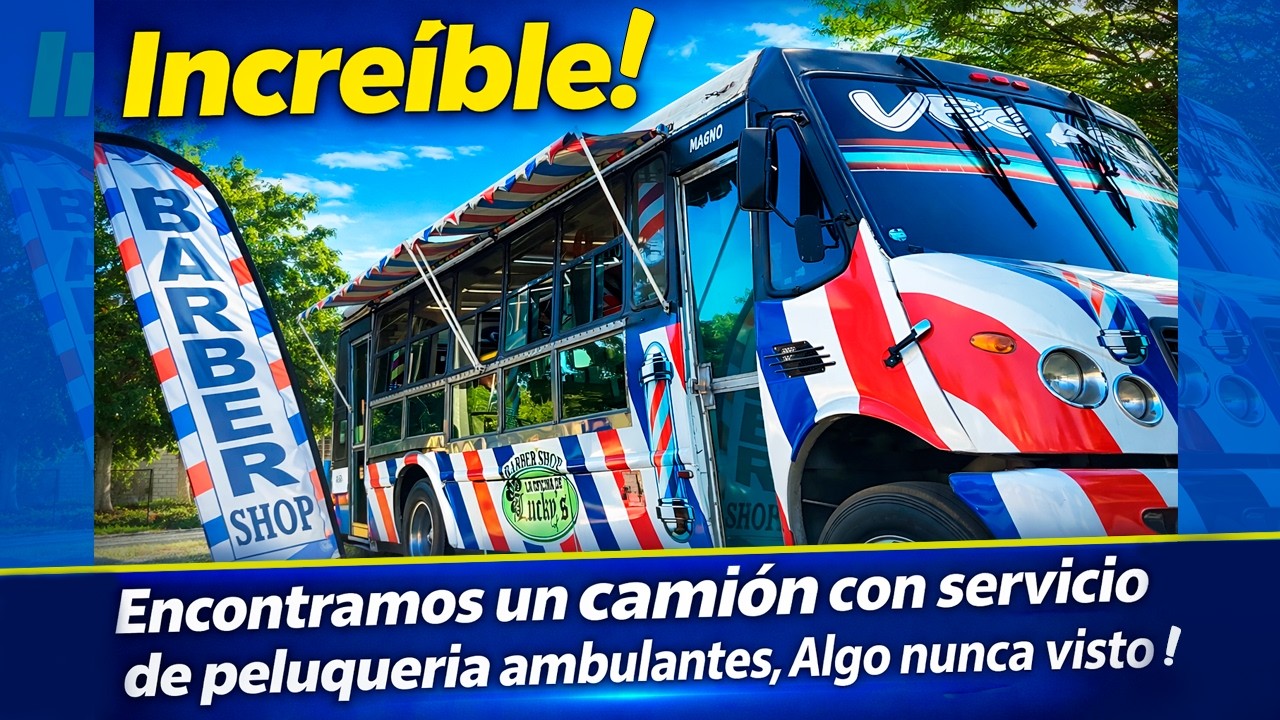 Recorriendo las colonias de Mazatlán encontramos una peluquería ambulante