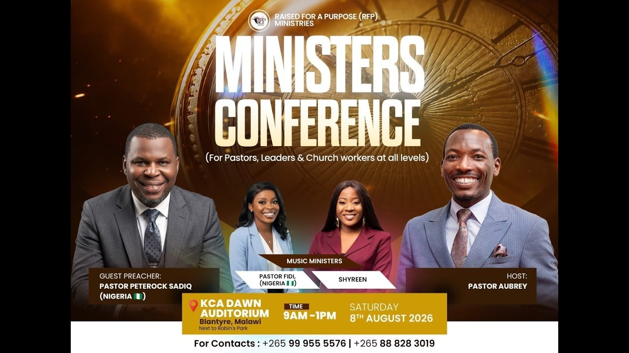 MINISTERS CONFERENCE || WITH PASTOR AUBREY & PASTOR PETEROCK || 8TH AUGUST 2026