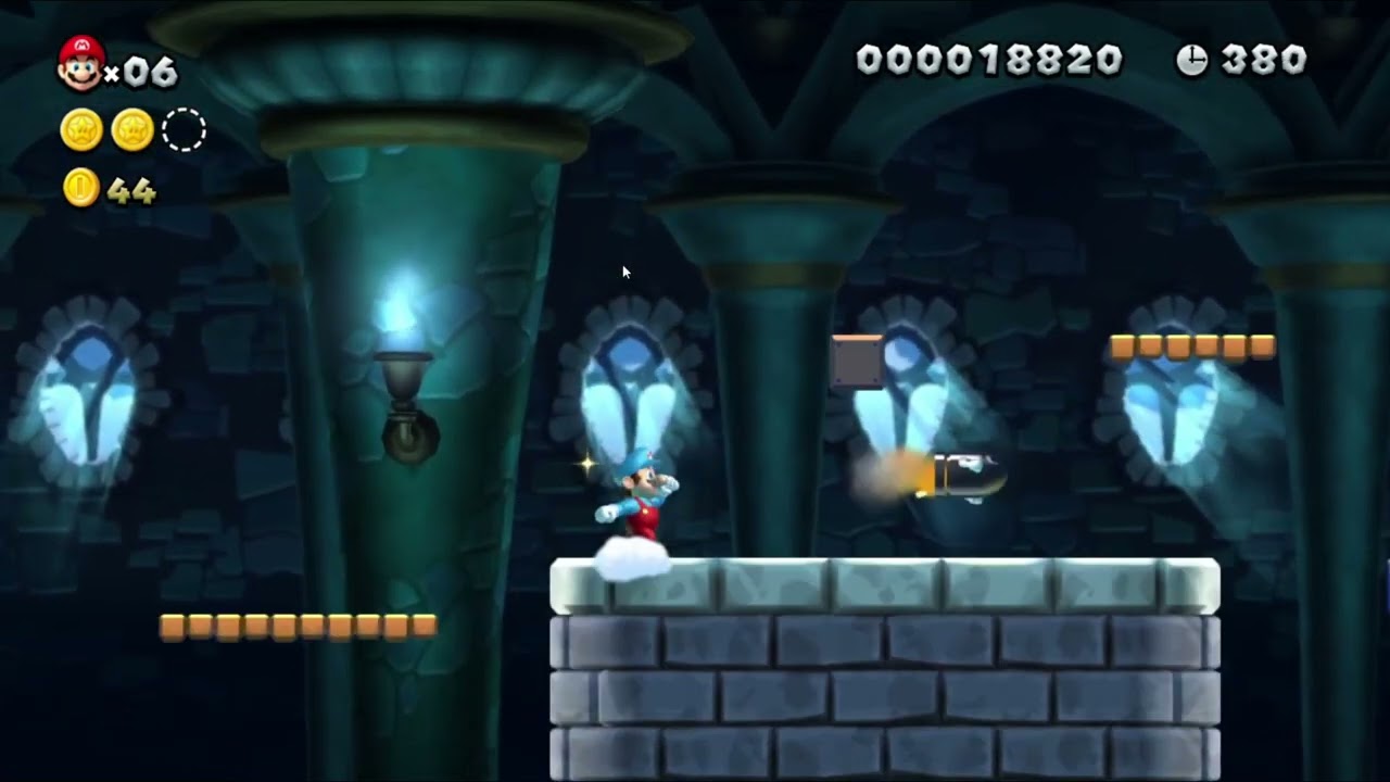 NSMBU Custom Level: Dark Castle