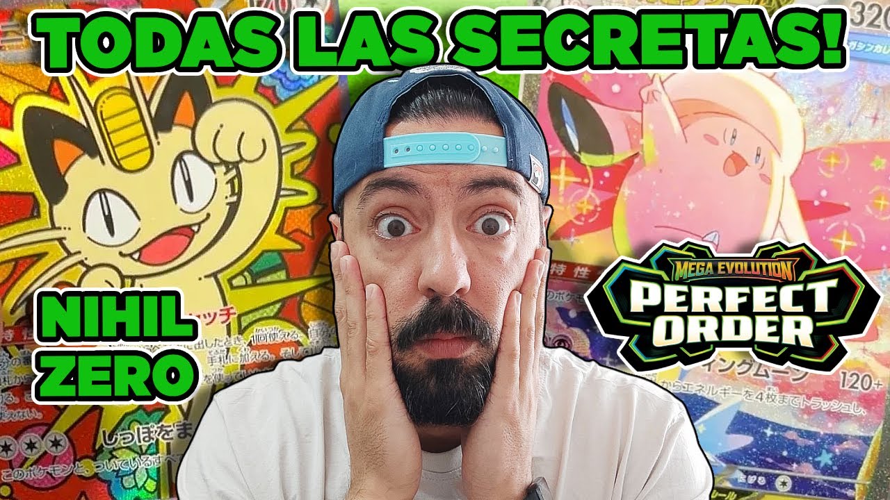 REVELADAS LAS CARTAS SECRETAS DEL PRÓXIMO SET NIHIL ZERO (PERFECT ORDER)! - POKEMON TCG 2026